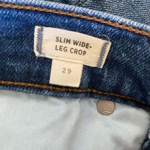 Madewell Slim Wide Leg Jeans - Cotton with Stretch